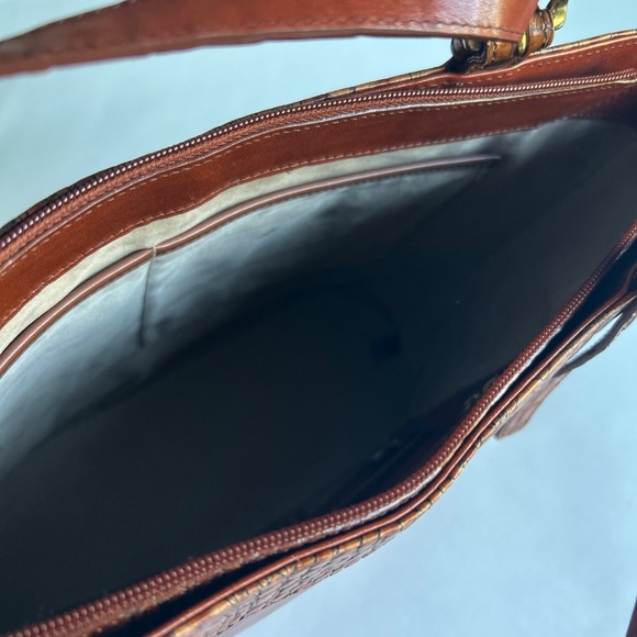 Brahmin Tan Brown Leather Handbag Shoulder Bag - Picture 12 of 15